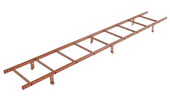 Лестница кровельная Borge, универсальная, L=2700 мм RAL 7024