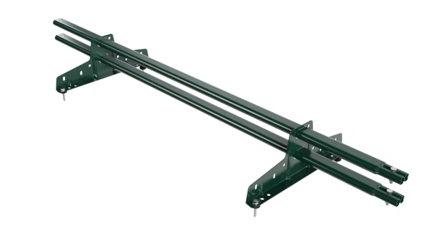 Снегозадержатель универсальный Borge L=1500 мм, 2 опоры, 2 трубы, овал 25х45 RAL 6005