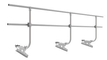 Ограждение кровельное для фальцевой кровли Borge, H=900 мм, L= 3000 мм RAL 7004
