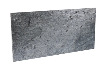 Кварцит, натуральный скол, 600x300 мм, 12 мм,  Natural Silver Grey