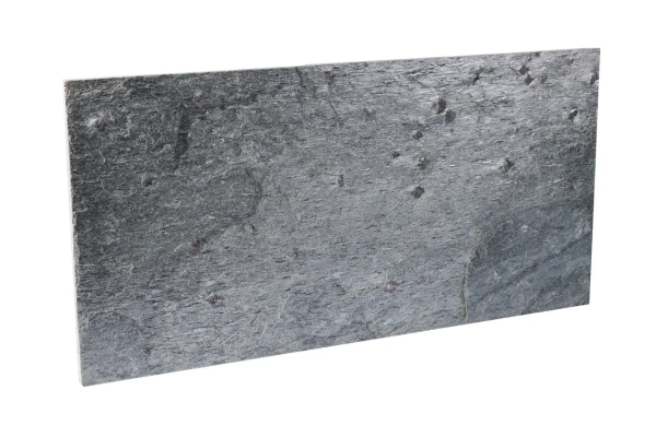 Кварцит, натуральный скол, 600x300 мм, 12 мм,  Natural Silver Grey