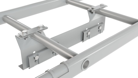 Лестница кровельная Borge, для фальцевой кровли, L=2700 мм RAL 9006