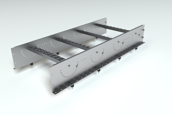 Лестница кровельная маршевая, универсальная Roofsystems Prestige Next, 800 мм, L=1200 мм RAL 9006