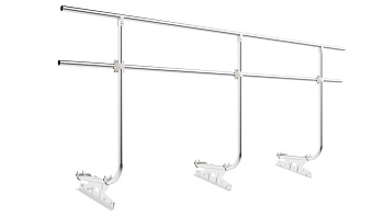 Ограждение кровельное для фальцевой кровли Borge, H=1200 мм, L= 3000 мм б\ц