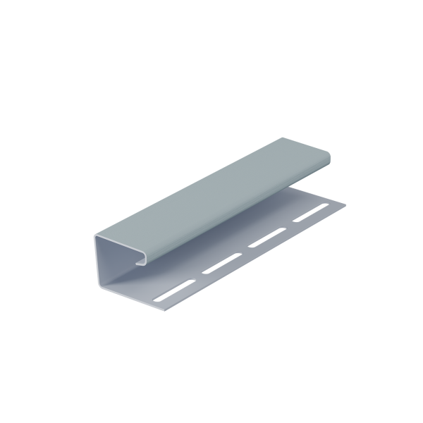 J-профиль пвх, Docke, L=3000 мм серия Premium, цвет: голубика