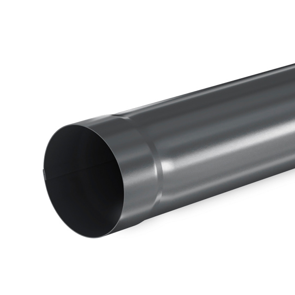 Труба водосточная Aquasystem Comfort Ø 90 мм, PE, L=1000 мм, RAL 7024