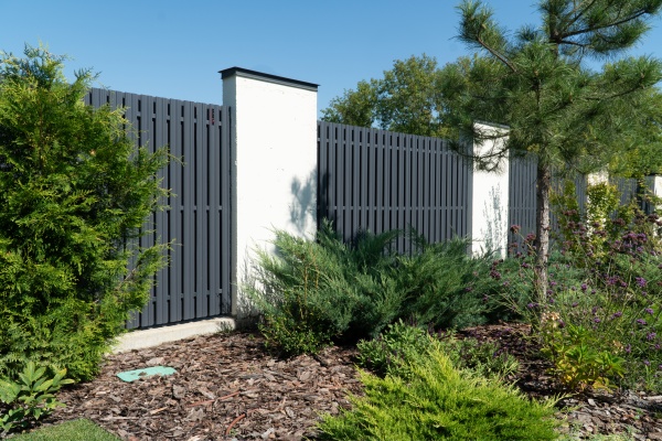 GL Штакетник Twin с прямым резом 0.4 мм, PE-double, RAL 7024