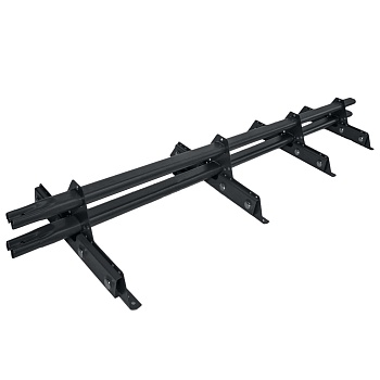 Снегозадержатель для фальцевой кровли Roofsystems Prestige Next фальц, 4 опоры, 2 трубы, овал 45х25, L=3000 мм, RAL 7016