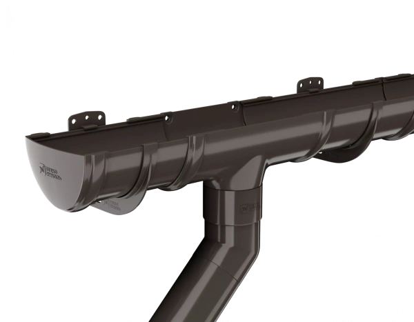 Колено трубы 135°, Технониколь пвх, стандарт Ø 82 мм, цвет: темно-коричневый