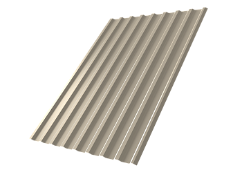 Профилированный лист GL C20 R, 0.45 мм, Drap TX, RAL 1015