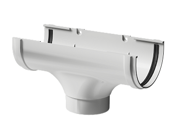 Воронка желоба, Docke Premium, Ø120/85 мм, цвет: пломбир