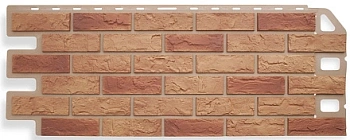 Фасадные панели Альта Профиль, Кирпич, 1140 х 480 мм цвет: бежевый комби