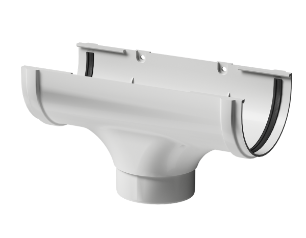 Воронка желоба, Docke Premium, Ø120/85 мм, цвет: пломбир