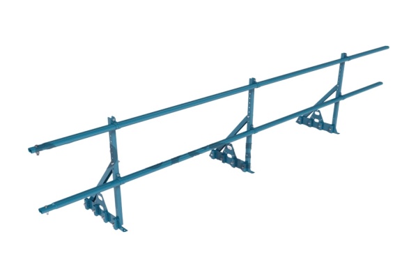 Ограждение кровельное для фальцевой кровли Roofsystems Prestige Master фальц, H=600 мм RAL 5015, L=3000 мм