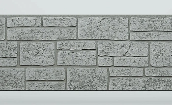 Панель FCS Simple под Камень, 15 мм, 360х1480 мм цвет: AA6112 серый