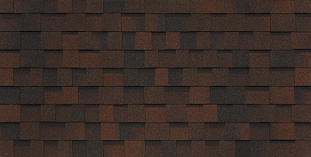 Битумная черепица Tegola Comfort, Cortina цвет: pelle 411кирпично-коричневый, 2.29 м² / уп.