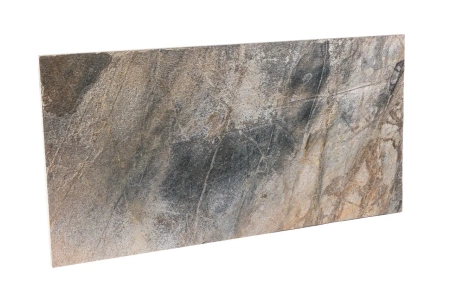 Кварцит, брашированный, 600x300 мм, 12 мм,  Brushed Zeera Green