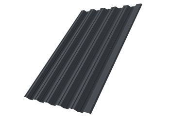 Профилированный лист GL HC35 R, 0.5 мм, Drap, RAL 7024