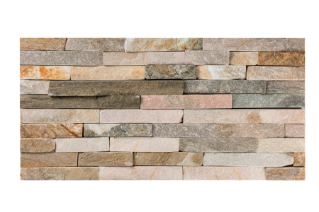 Сланец, 3D панель из камня, 600х150 мм, Classic Beige Slate, 8 шт/уп