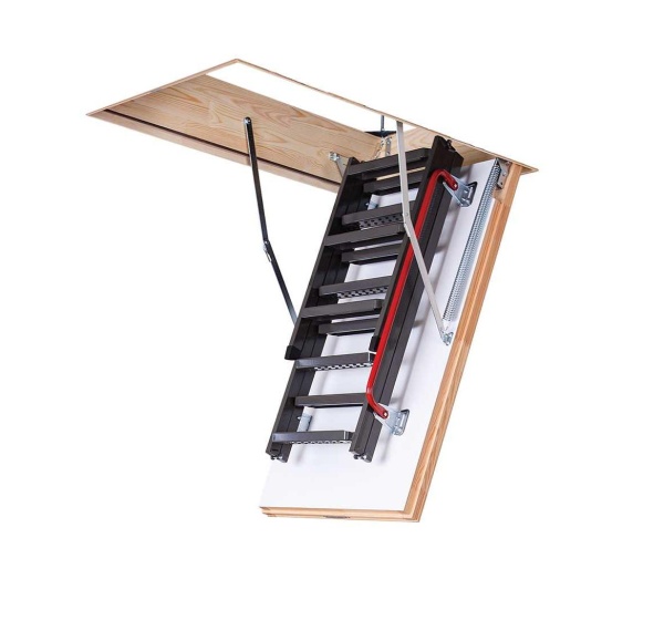 Металлическая чердачная лестница Fakro LMT, 60x120х280 см