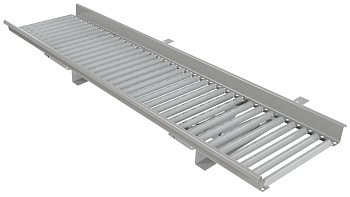 Мостик кровельный Borge, композитной черепицы, L=1500 мм RAL 9006