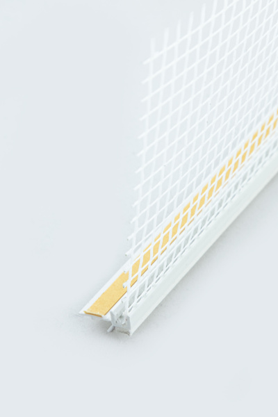 Профиль примыкающий оконный с сеткой и пыльником, ПС-6С, 2.4 м,Grand Line