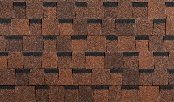 Ламинированная битумная черепица, Docke, Dragon Standart цвет: светло-коричневый, 2.38 м² / уп.