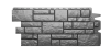 Фасадные панели Docke Burg, 1072х472 мм Premium, цвет: металлик