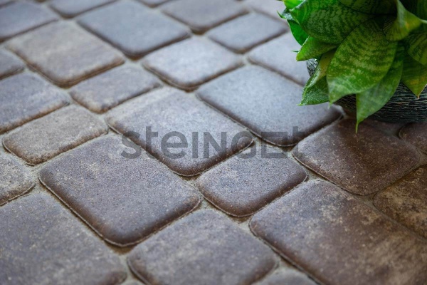 Тротуарная плитка Steingot Классика 60 мм 115/172 х 115/86 мм, цвет: Stein Brown