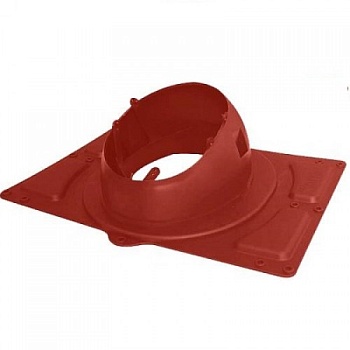 Основание для вент. трубы Krovent Base-VT, General универсальный 125/150 мм красный
