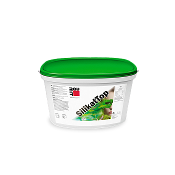 Штукатурка декоративная, Baumit SilikatTop, группа 1, уп. 25 кг., шуба, 1.5 мм, колеровка