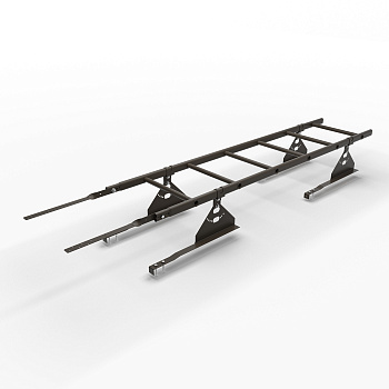 Лестница кровельная для натуральной черепицы Roofsystems Prestige 400 натур, L=1800 мм RAL 8019