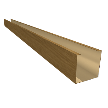 GL Кубообразная рейка 50х50 мм, L=3000 мм 0.45 мм, Zn, Honey Wood