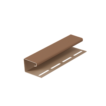 J-профиль пвх, Docke, L=3000 мм серия Premium, цвет: капучино