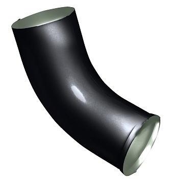 Отлив трубы Grand Line Ø 90 мм PE, RAL 9005