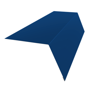 GL Карнизная планка 100х85 мм, широкая 0.4 мм, PE, RAL 5005, L=2000 мм