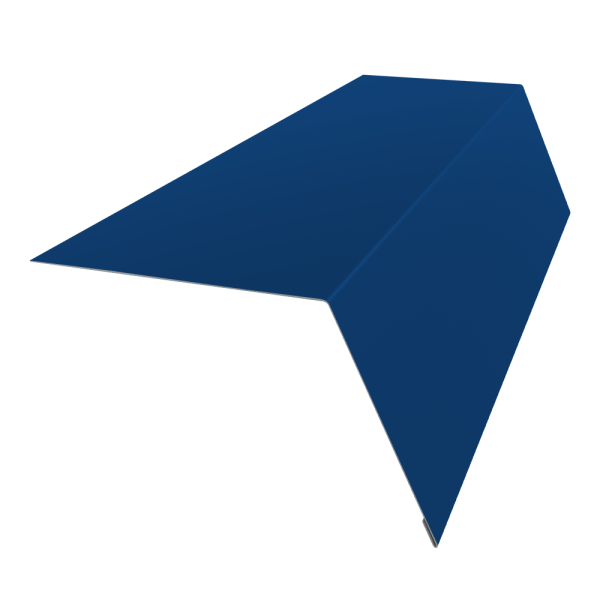 GL Карнизная планка 100х85 мм, широкая 0.4 мм, PE, RAL 5005, L=2000 мм