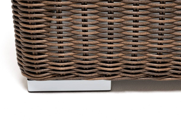 Стол журнальный из искусственного ротанга, Боно цвет: коричневый