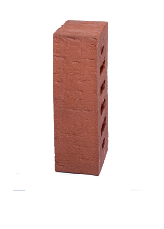 Кирпич облицовочный клинкерный Kerma Premium, 0.7НФ пустотелый, цвет: красный, риф, М300, 250х85х65 мм
