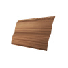 Металлический сайдинг Grand Line, Блок-хаус новый 0.45 мм, Print Elite, Honey Wood TwinColor