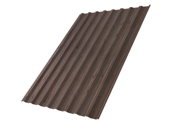 Профилированный лист GL C20 B, 0.45 мм, Print Elite, White Wood TwinColor Профилированный лист GL C20 B, 0.45 мм, Print Elite, White Wood TwinColor