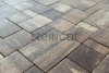 Тротуарная плитка Steingot Бавария 60 мм 140/210/280 х 70/140/210 мм, цвет: Stein Brown