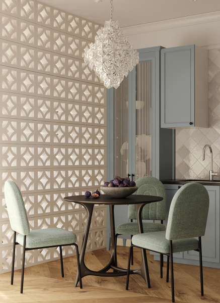 Декоративный бриз-блок Mesterra Cobogo, 250х250 мм 50 мм, 0301, под покраску