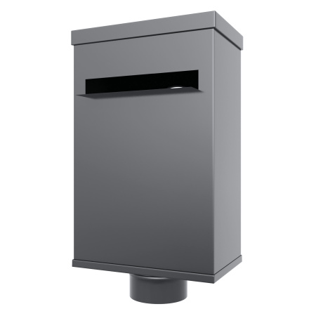 Воронка водосборная парапетная Aquasystem Премиум Ø125/90 мм, PU, RAL 7024