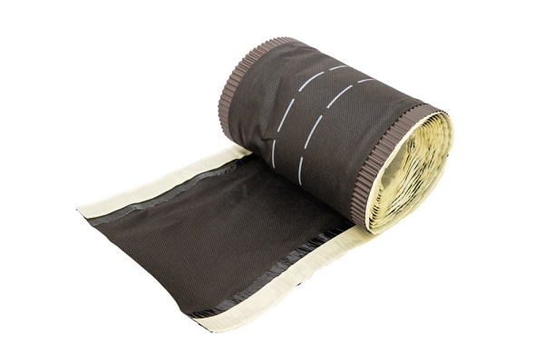 Аэроэлемент конька Optima, 230х5000 мм, цвет: коричневый