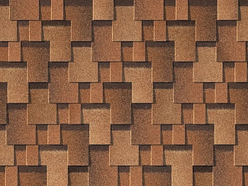 Битумная черепица Shinglas, Фокстрот цвет: сандал, 3 м² / уп.