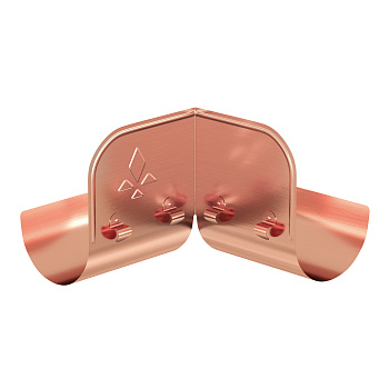 Ограничитель перелива угловой, Aquasystem Элит, медь, 0.6 мм