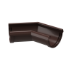 Угол желоба универсальный 90°, Docke Lux, Ø140 мм, цвет: шоколад