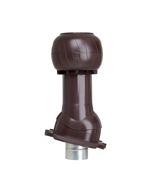 Комплект вентиляции Gervent Statik для профлиста-21 125/ИЗ/160 мм коричневый