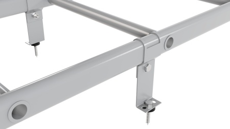 Лестница кровельная Borge, универсальная, L=2700 мм RAL 7004